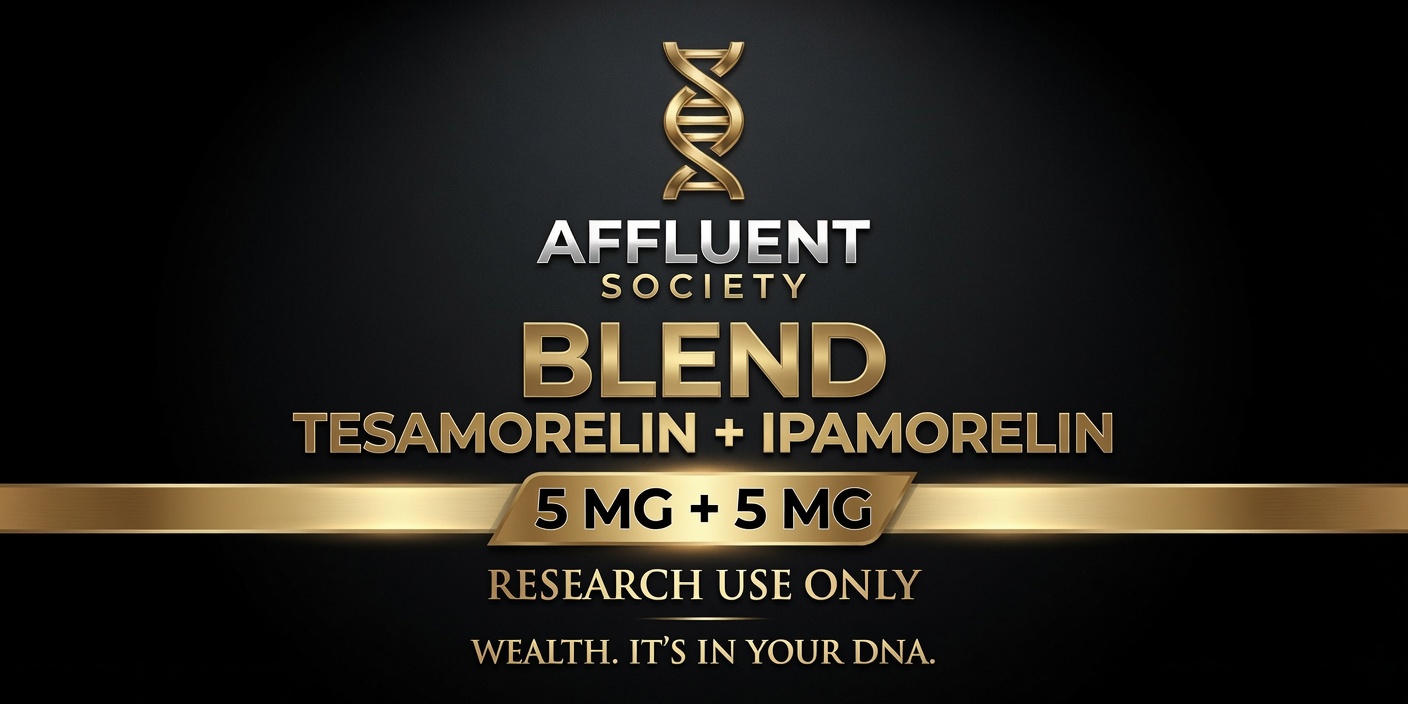 Blend Tesamorelin + Ipamorelin 5mg + 5mg product label