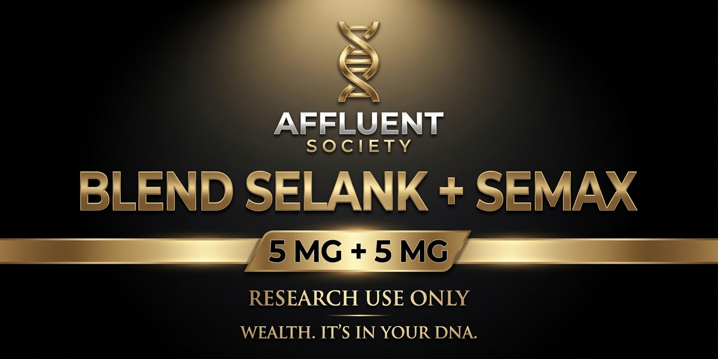 Blend Selank + Semax 5mg + 5mg product label